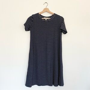Navy Striped Women's Dress